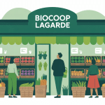 façade magasin biocoop lagarde bio