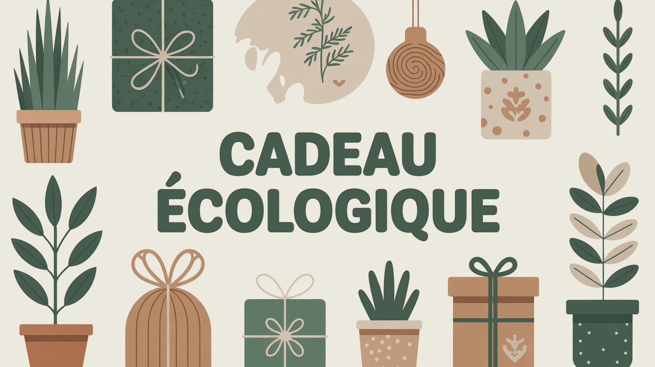 cadeau ecologique plantes objets bois emballage tissu
