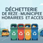 illustration dechetterie reze horaires acces