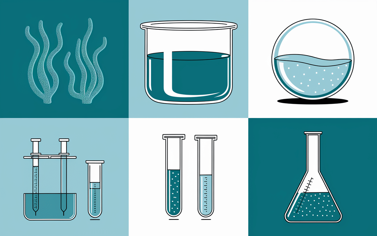 Processus fabrication ooho eau algues et science