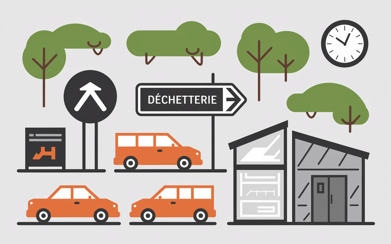 Plan accès déchetterie la roche sur foron horaires parking