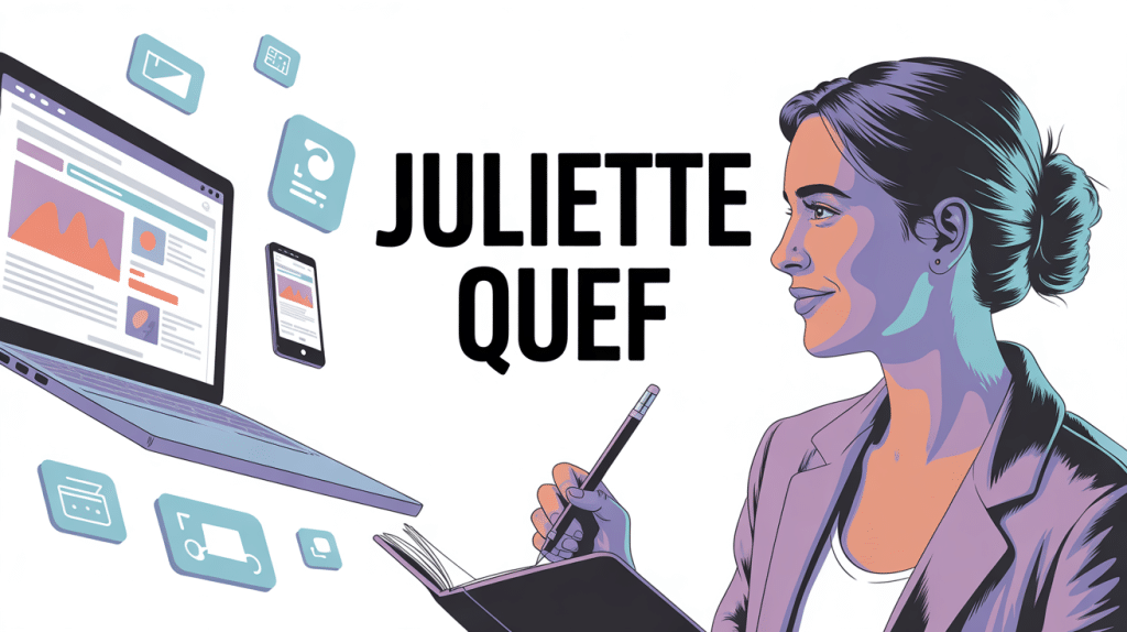 portrait juliette quef journaliste numérique