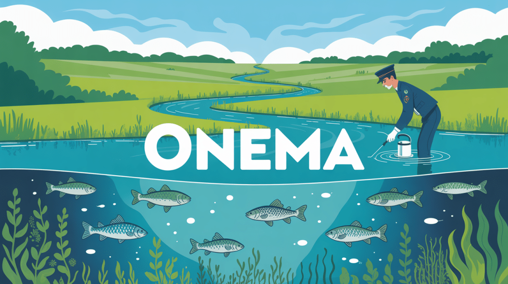 onema agent contrôle rivière paysage aquatique