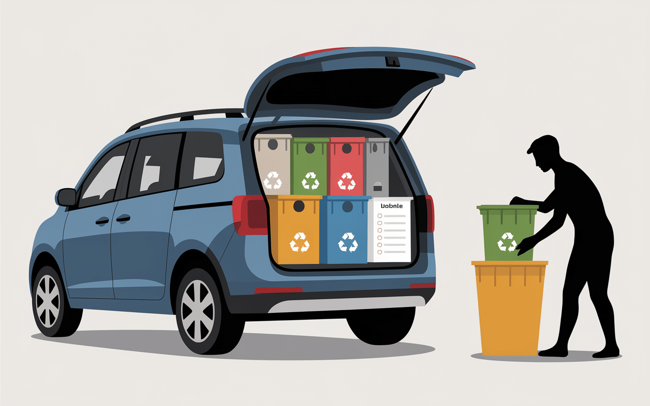 Organisation tri avant venue déchetterie Bailleul