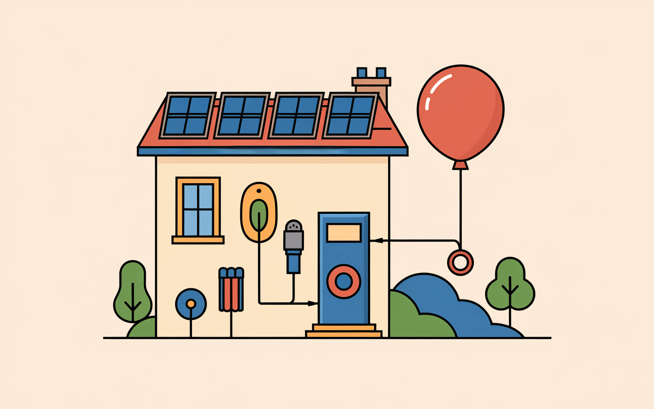 Schéma technique kit transformation ballon électrique en chauffe eau solaire