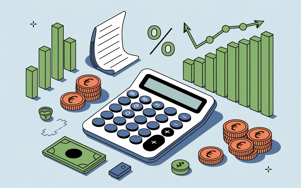 calculatrice graphique pièces euros taxes récupération eau de pluie