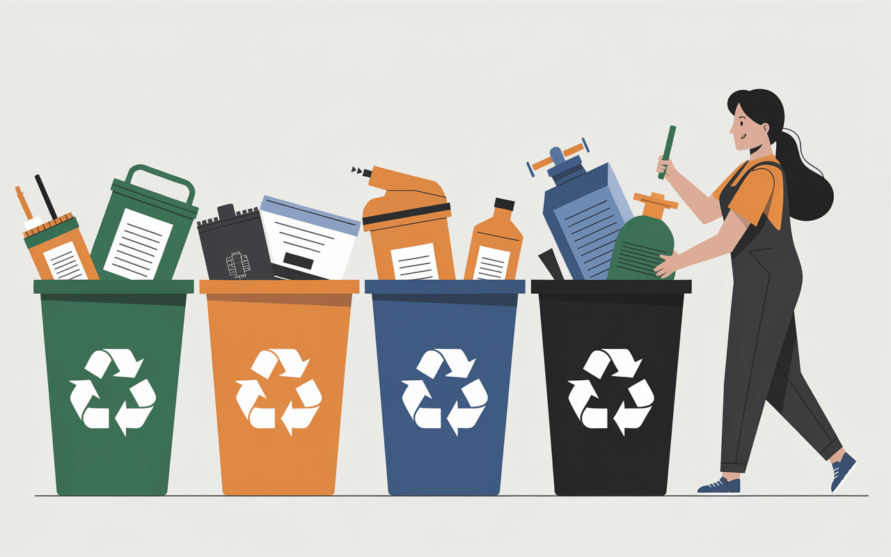 Tri déchets Orgelet bennes recyclage et sécurité