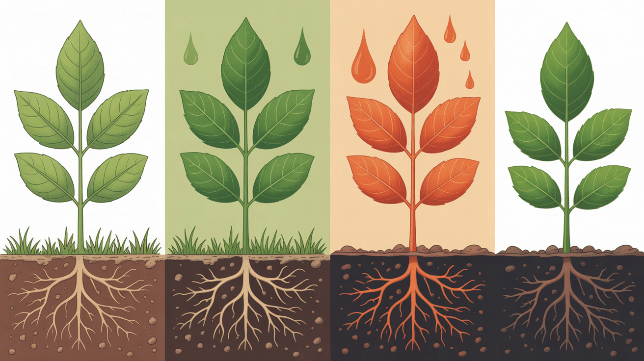 acide chlorhydrique désherbant action sur plantes