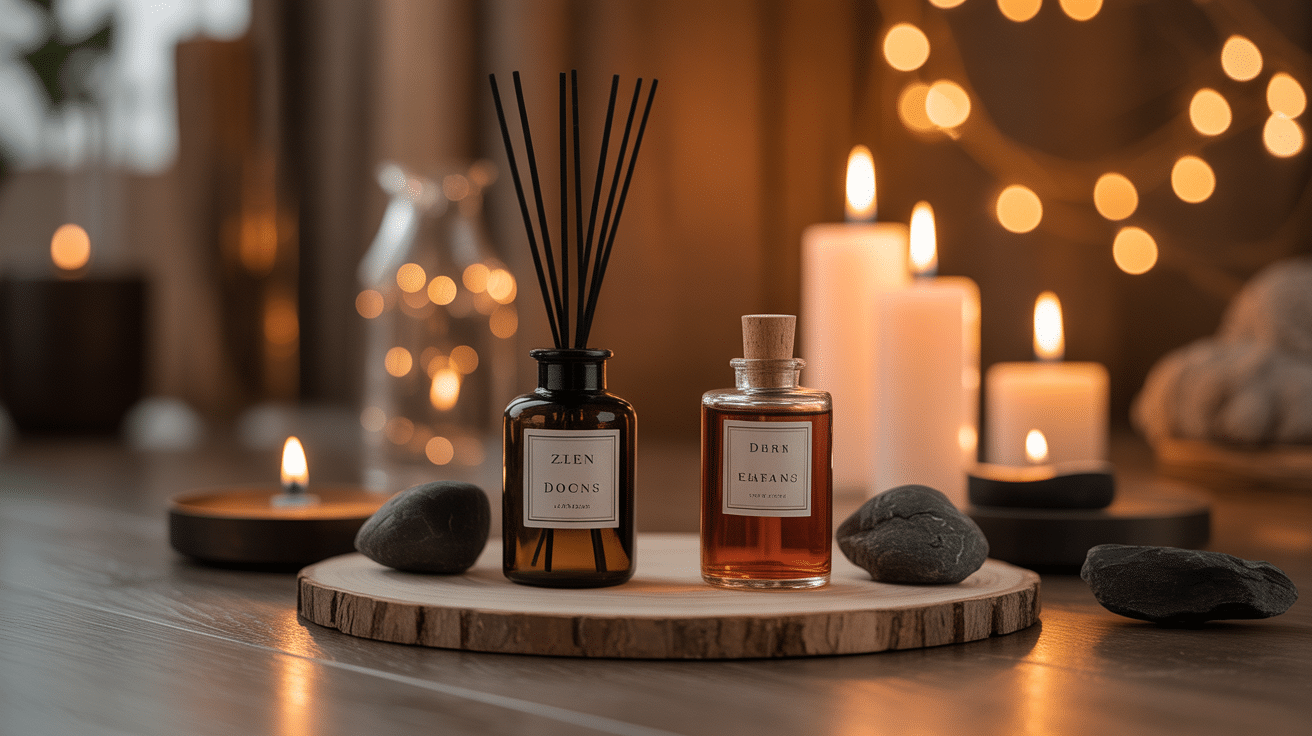 Parfum bien-être black amber composition zen