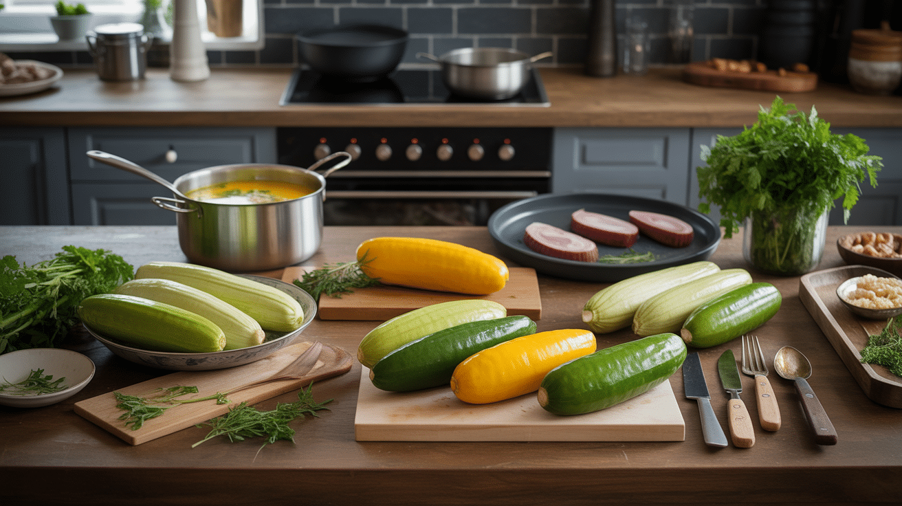 recettes avec courge verte et jaune en cuisine