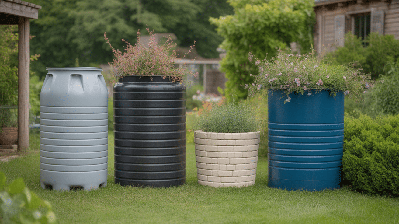 cuve recuperation eau de pluie plastique beton tailles