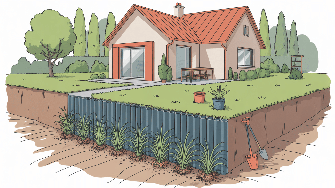 degat bambou maison barriere installation prevention