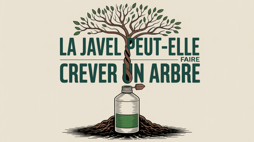 arbre mourant javel crever arbre sol stérile