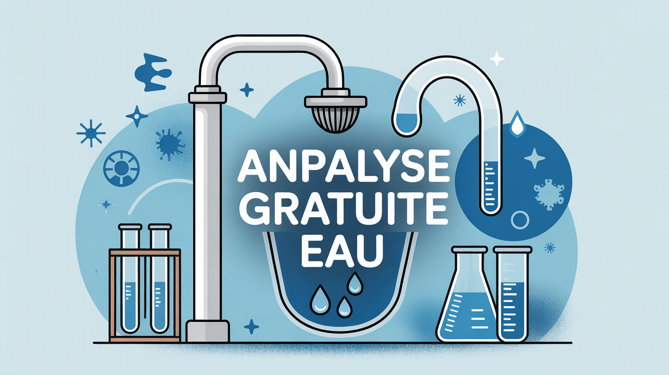Faire analyser son eau gratuitement robinet gouttes verre tubes à essai