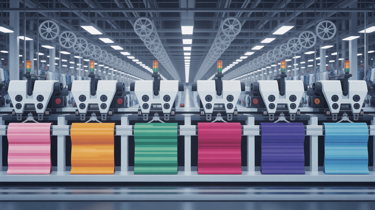 Fast fashion chaîne textile industrie moderne