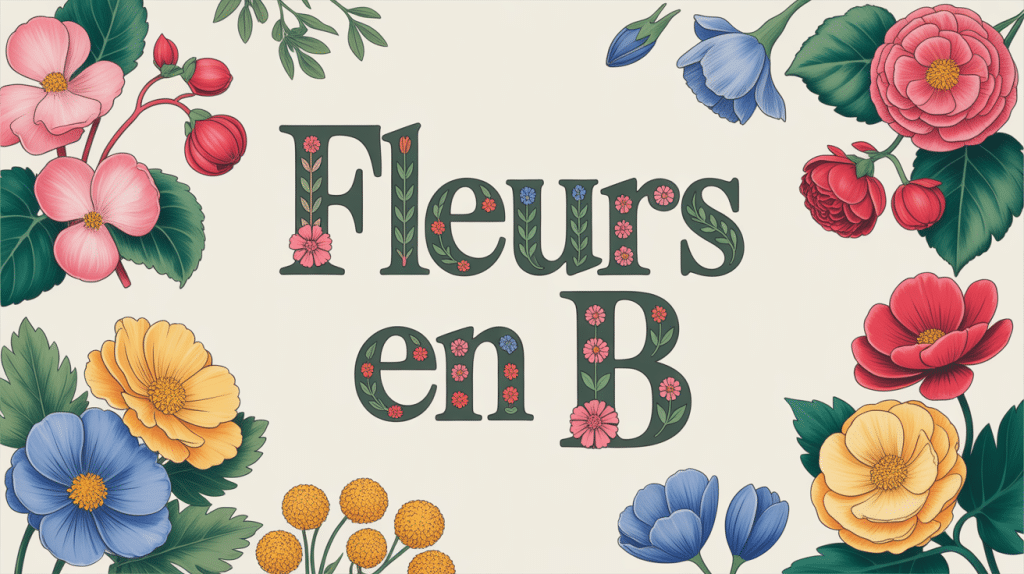 fleur en b begonia bleuet bouton d or bourrache sur fond naturel