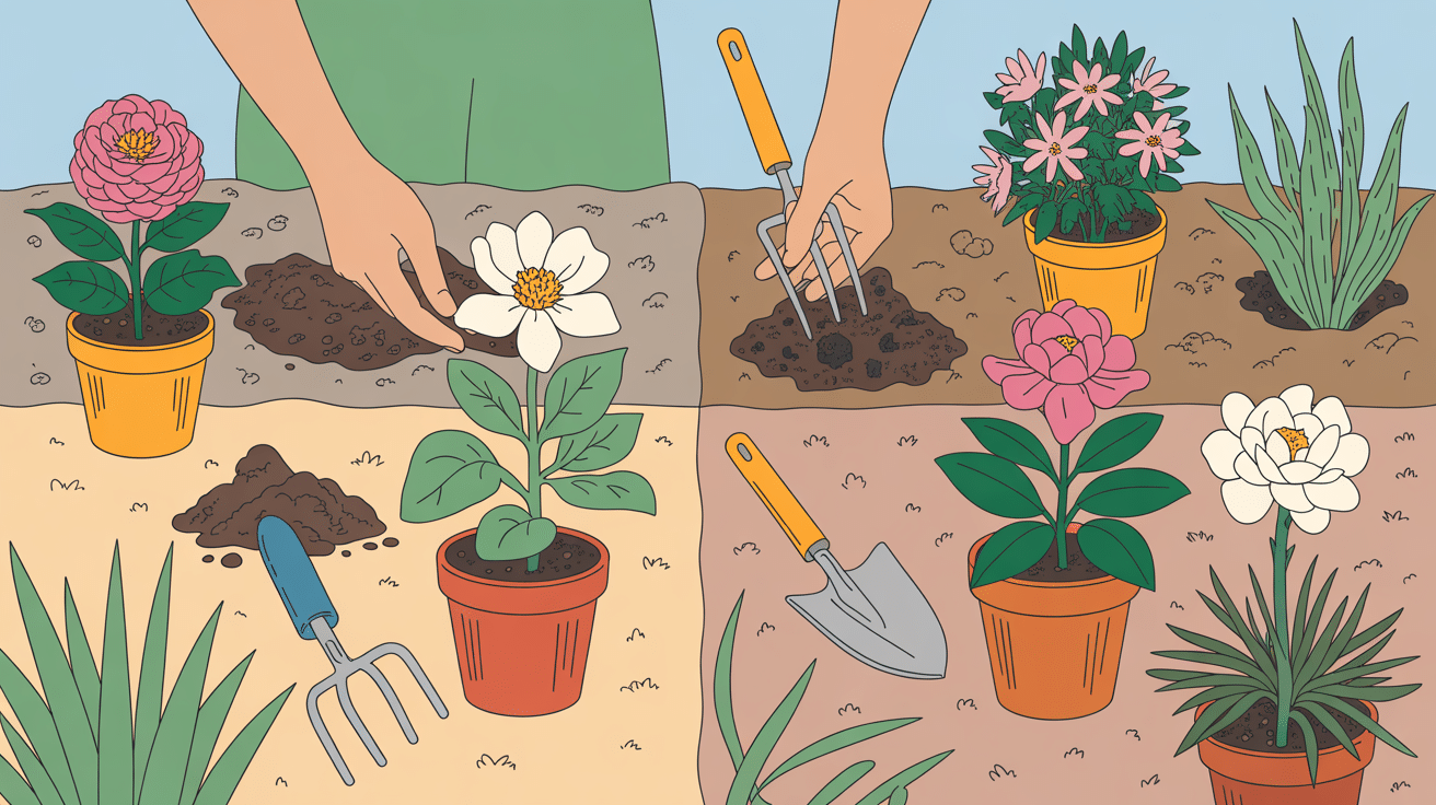 Planter des fleurs qui ressemblent à des roses