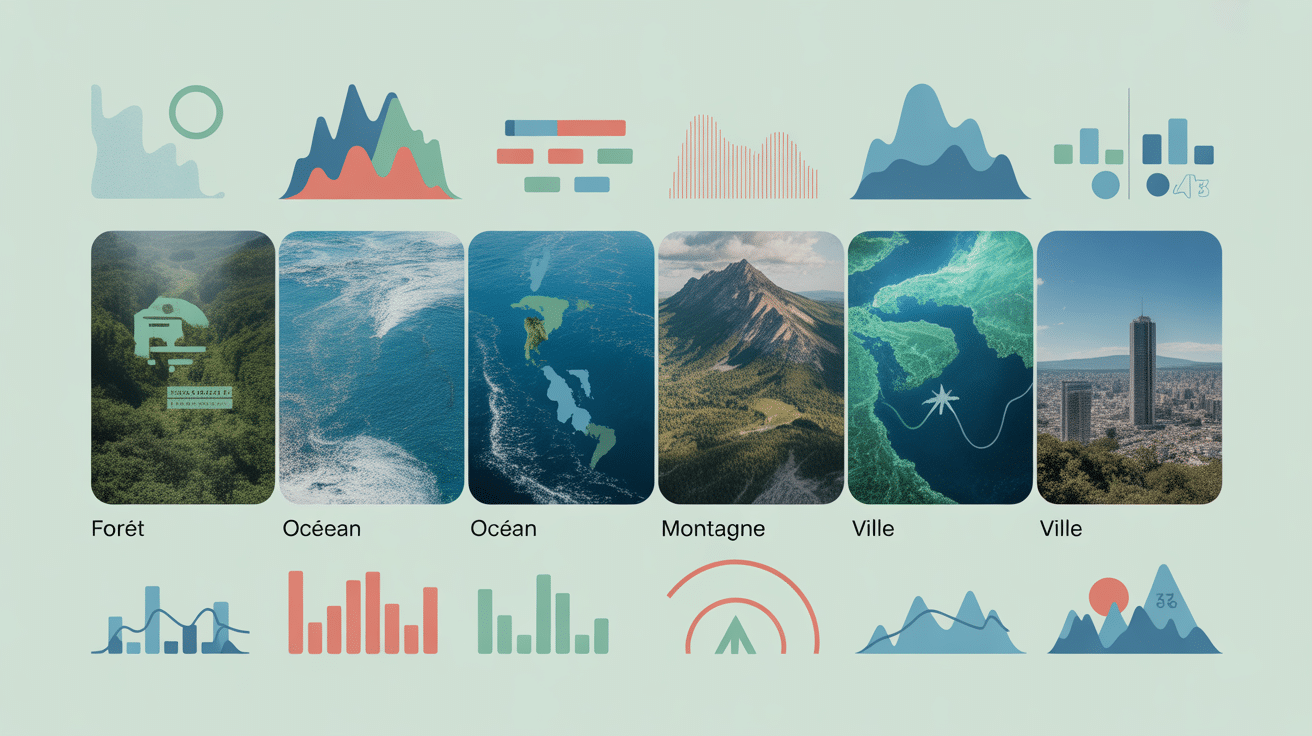 Global Environmental Outlook infographie panoramique écosystèmes et données
