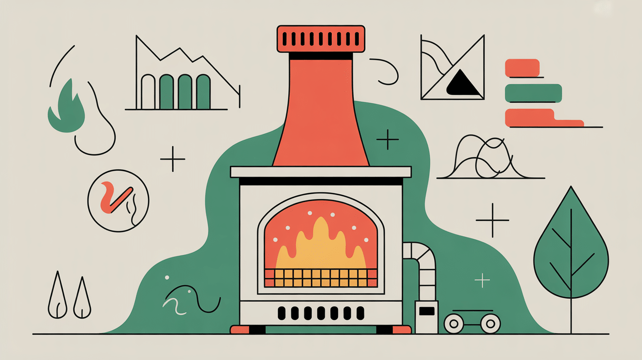 Schéma filtration cheminée incinération des déchets