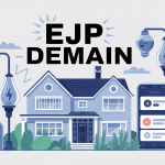 Jour ejp demain illustration maison compteur smartphone