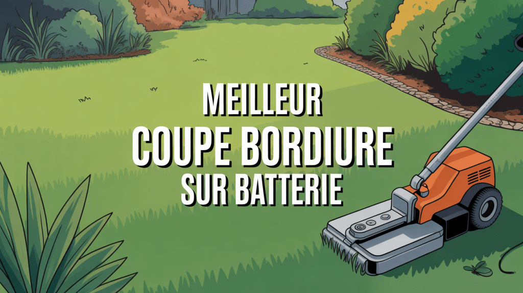 Meilleur coupe bordure sur batterie moderne dans jardin entretenu