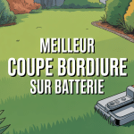 Meilleur coupe bordure sur batterie moderne dans jardin entretenu