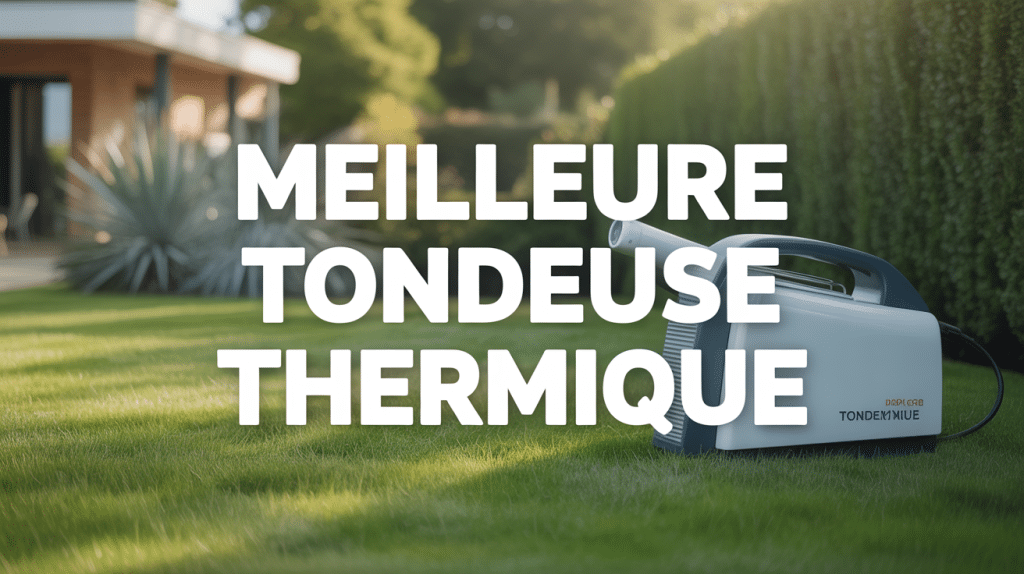 meilleur tondeuse thermique pelouse verte