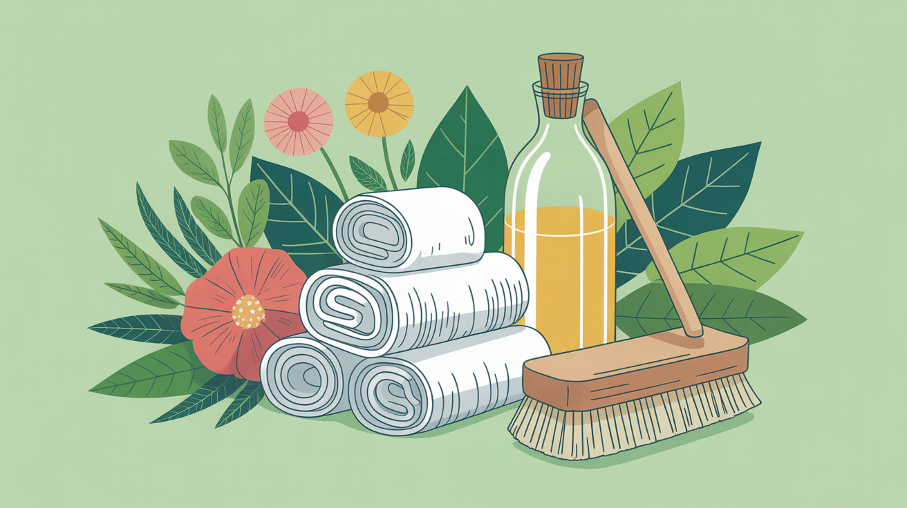 Nettoyer cailloux blancs javel avec bicarbonate et vinaigre, jardin vert