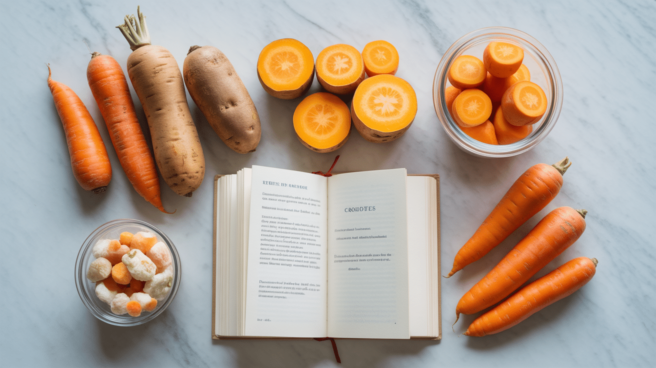 poids d'une carotte en rondelles et râpée en cuisine