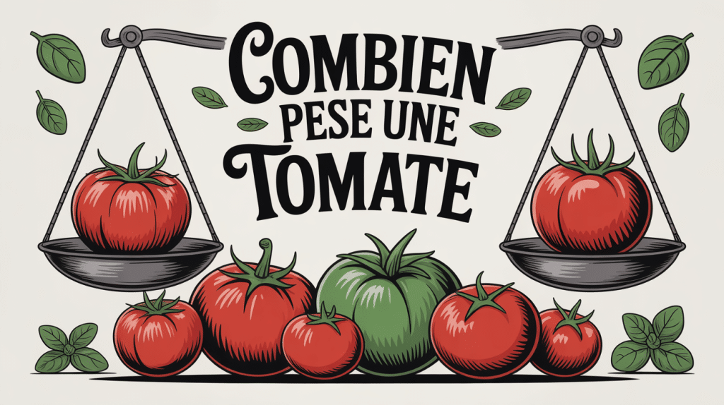 différentes tomates sur balance vintage poids tomate