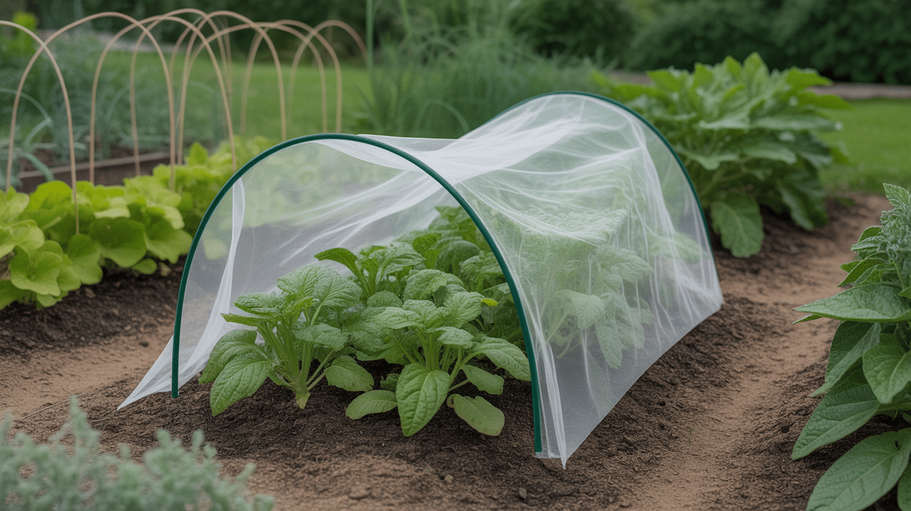 voile anti insectes lutte puce de jardin potager