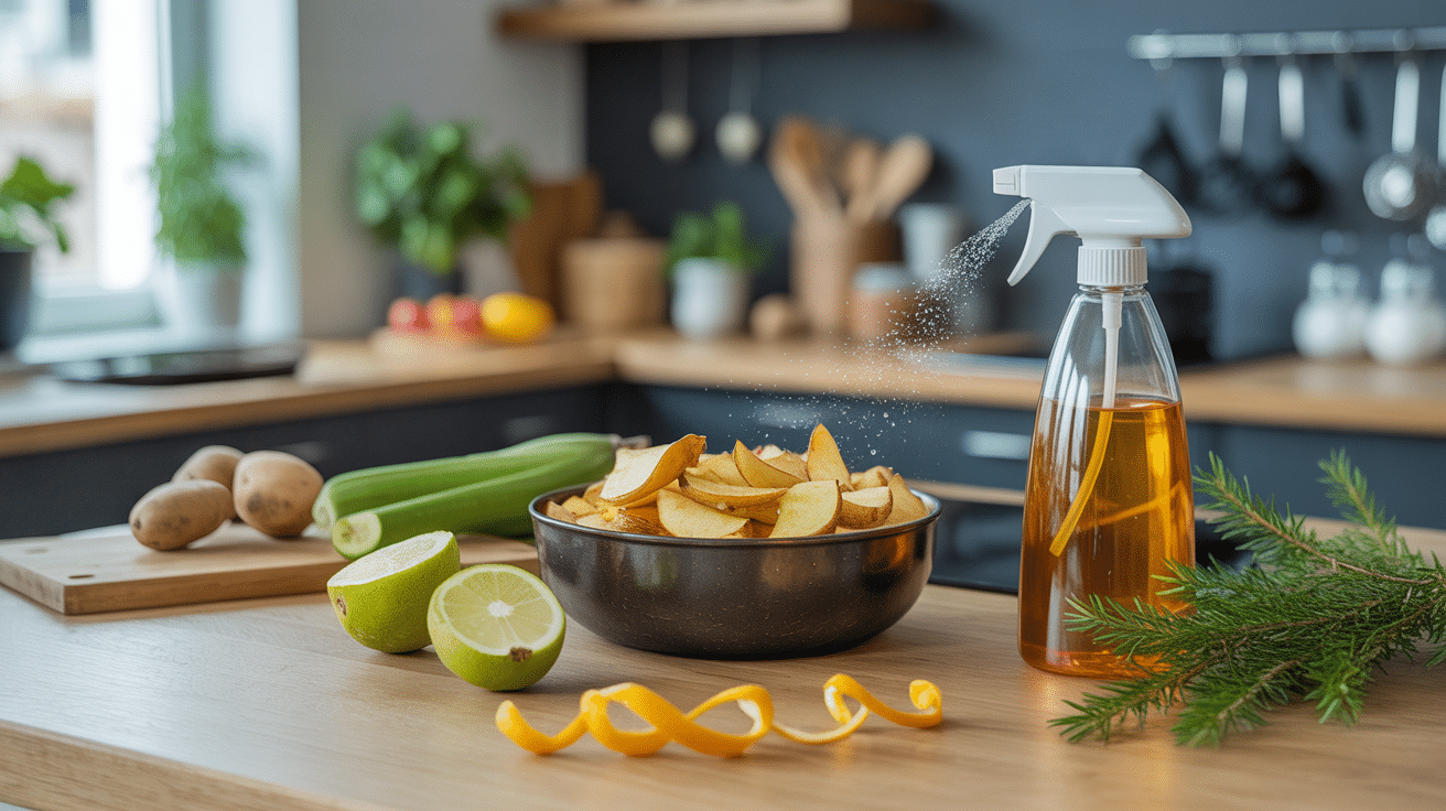 Que faire avec des épluchures chips nettoyant guirlande