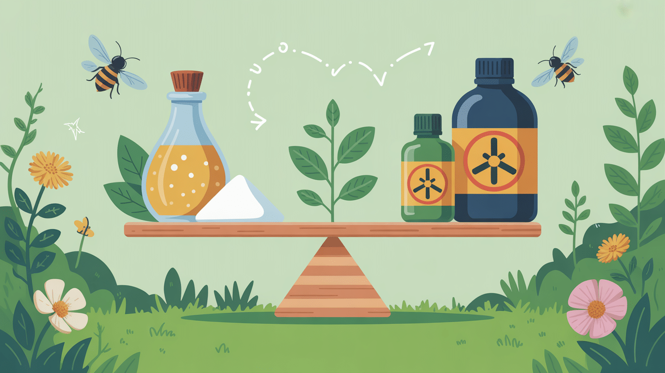 comparatif écologique recette désherbant naturel bicarbonate et vinaigre