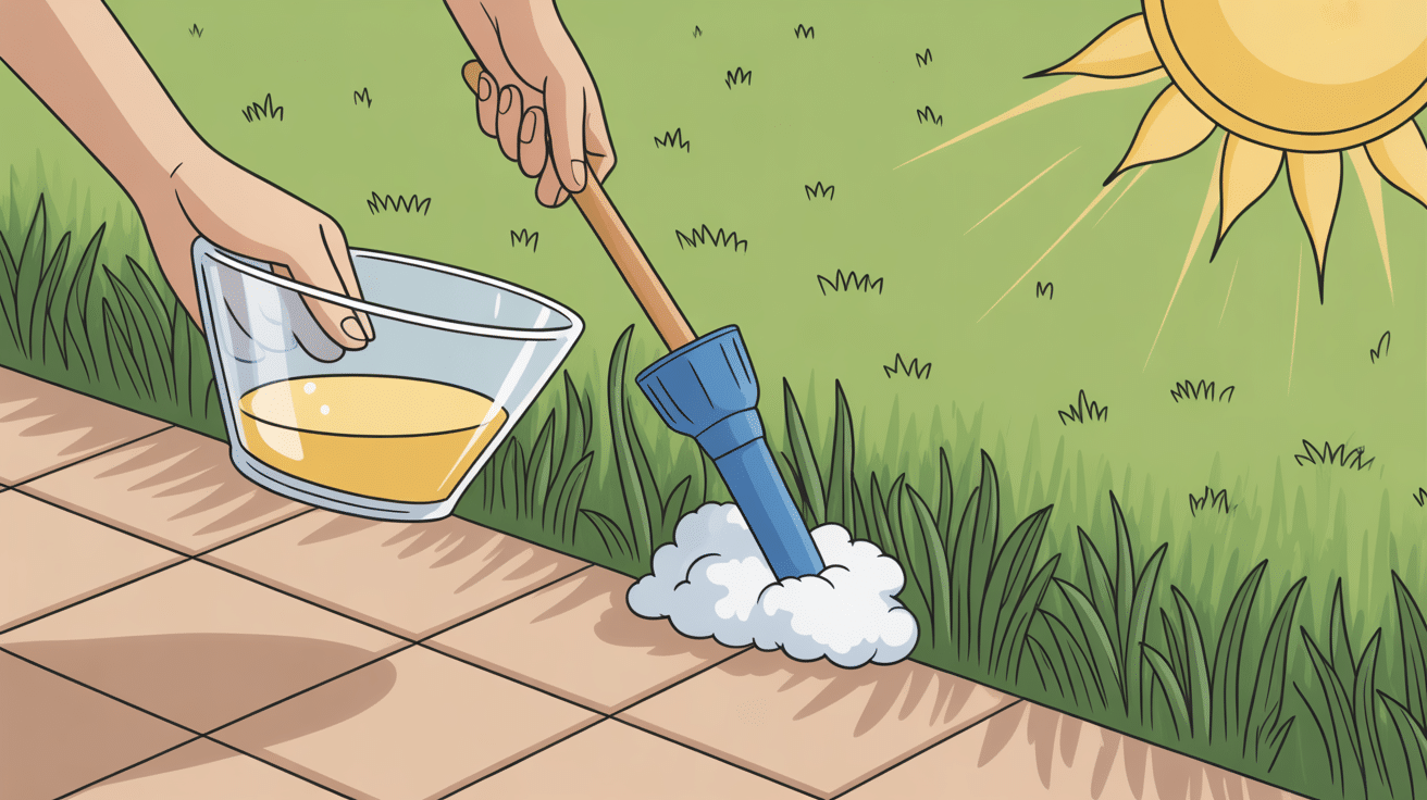 préparation et application recette désherbant naturel bicarbonate et vinaigre