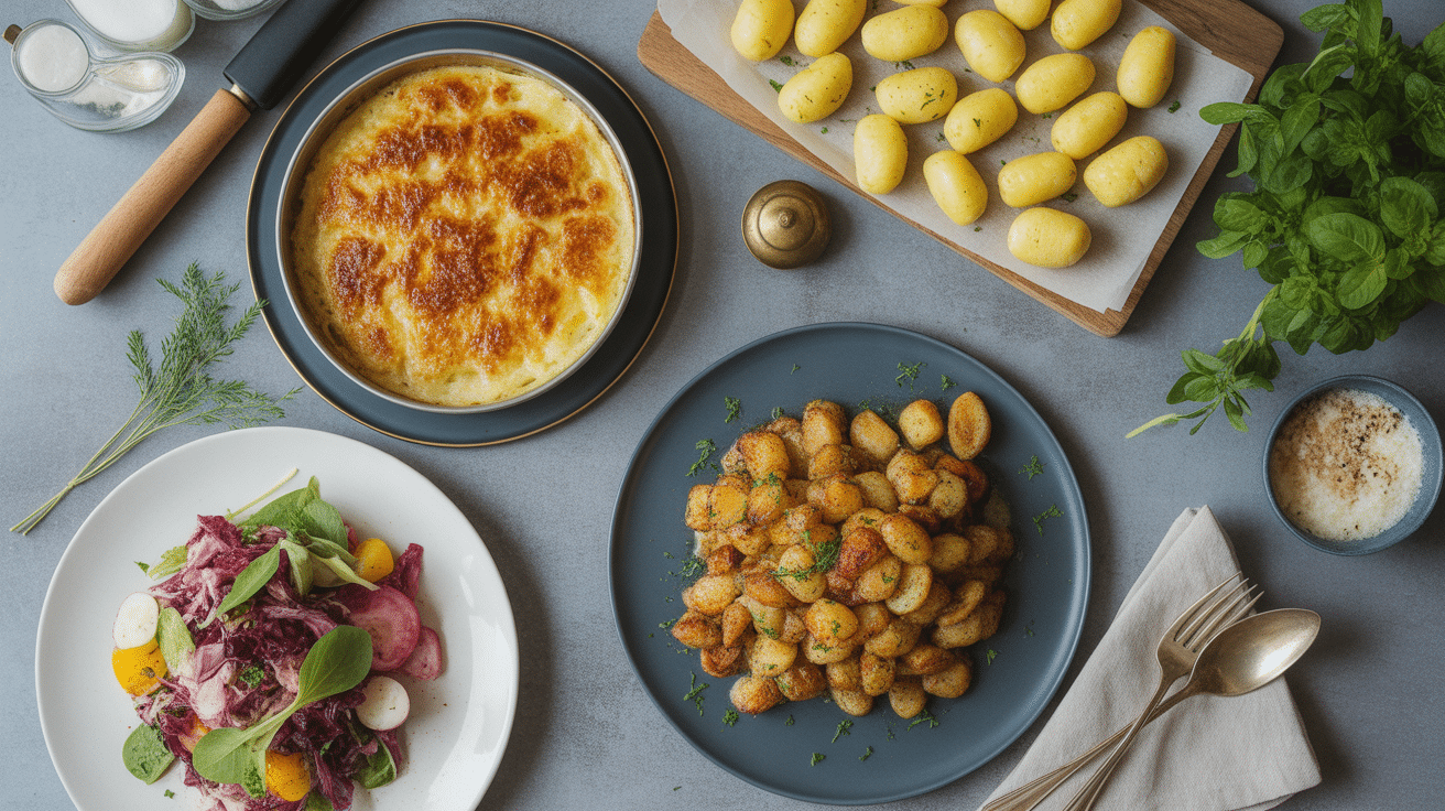 recettes gratin gnocchis pomme de terre colomba plats cuisine