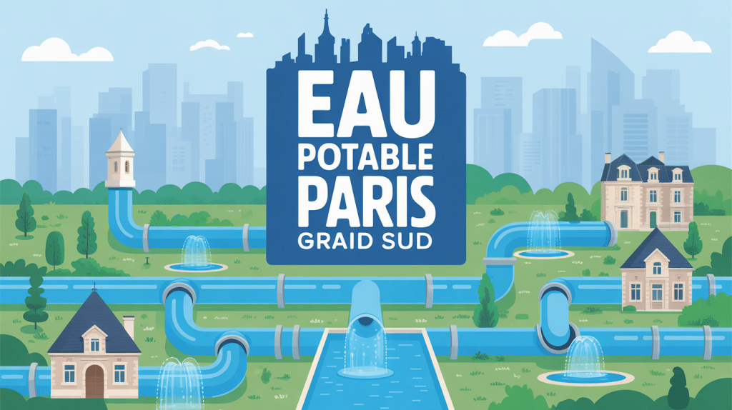 Réseau eaux Grand Paris Sud urbain