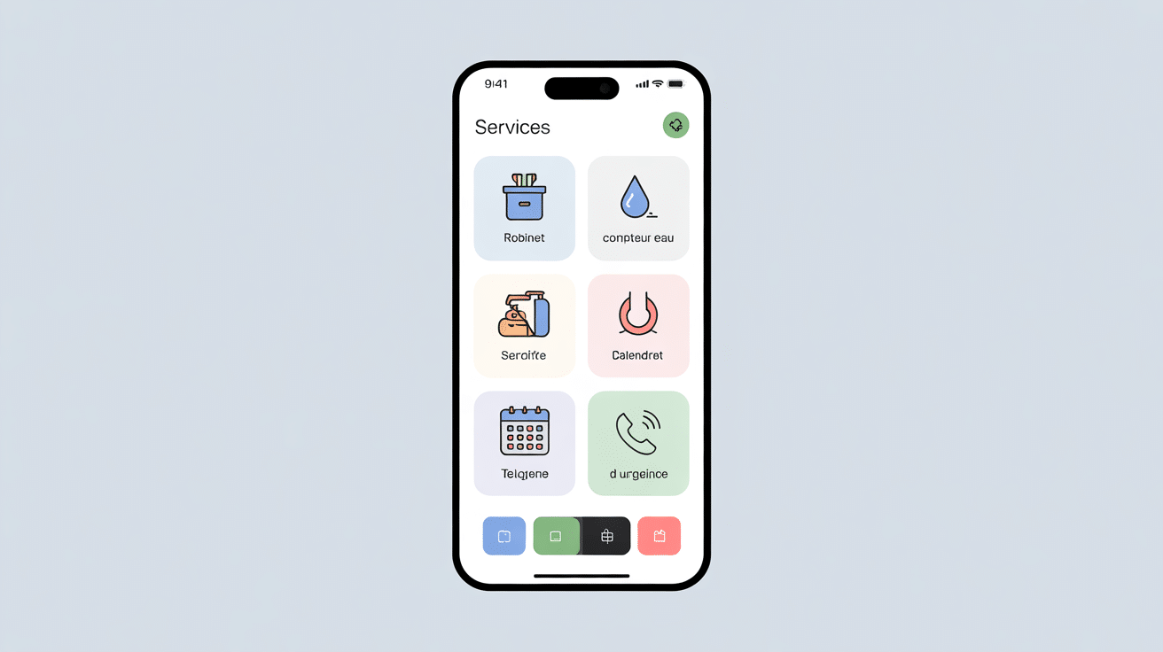 Application services eaux Grand Paris Sud