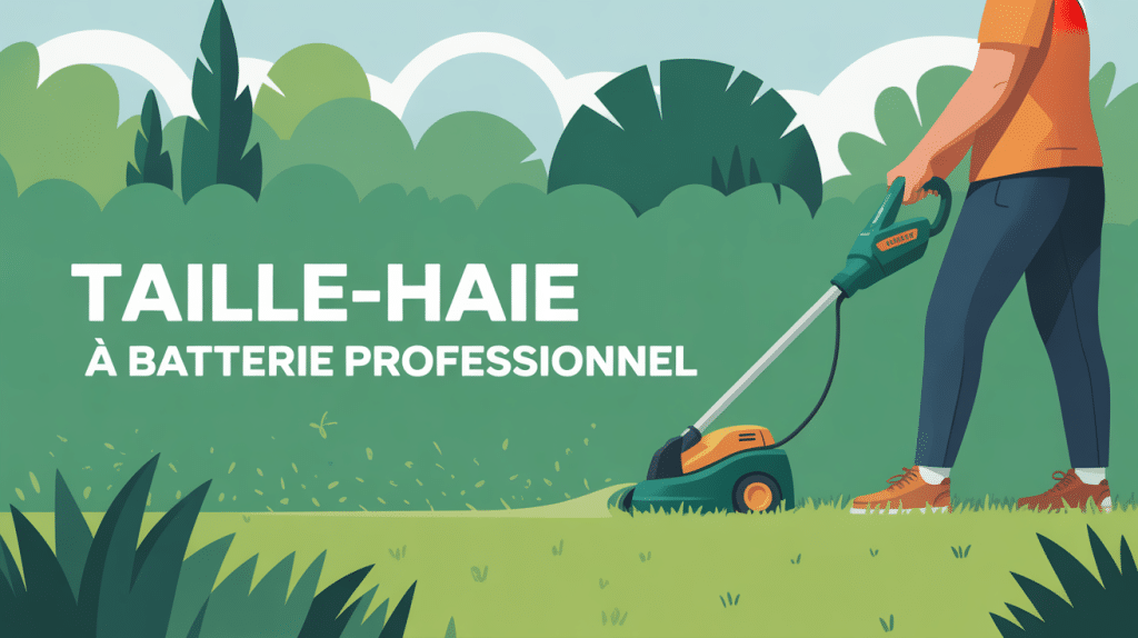 taille haie à batterie professionnel coupe haie verte