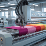 vulcan nepata machine découpe textile industrielle