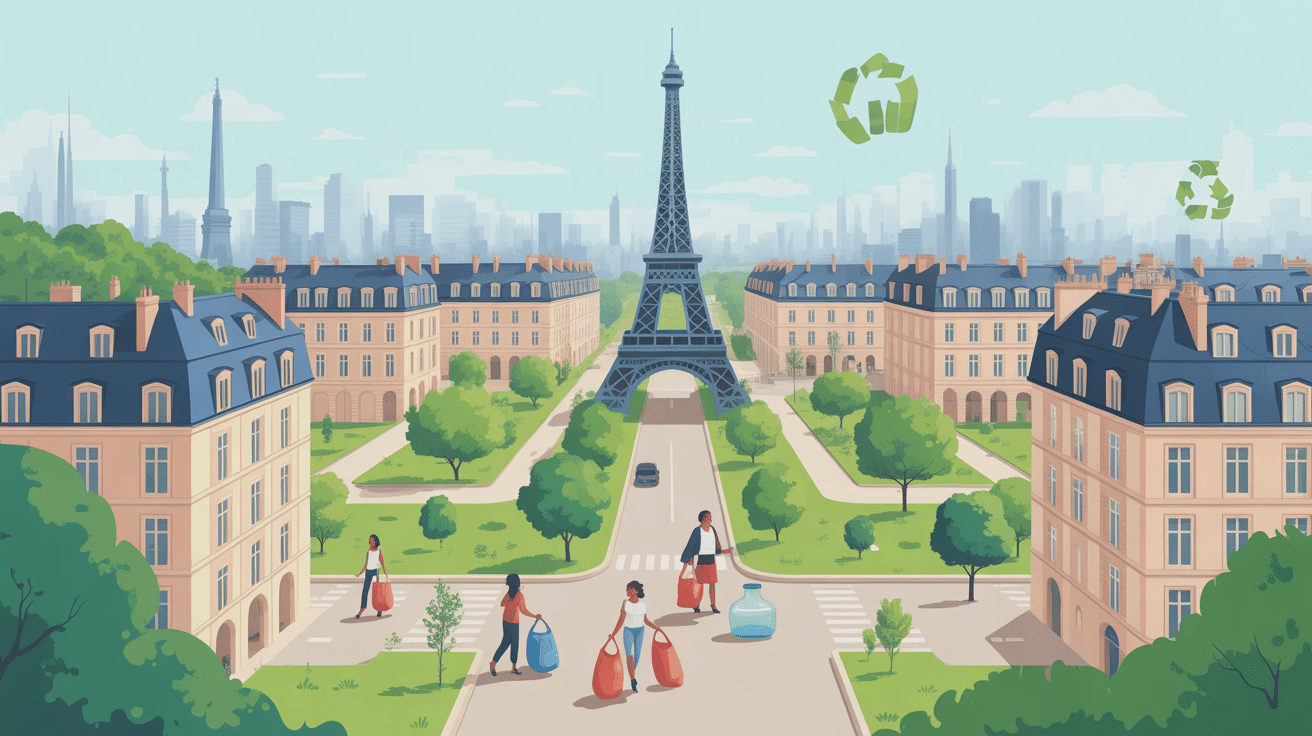 zero waste france ville batiments sacs reutilisables