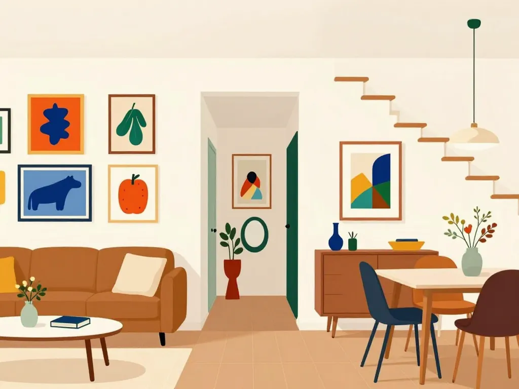 Hauteur optimale a quelle hauteur accrocher un tableau selon la piece