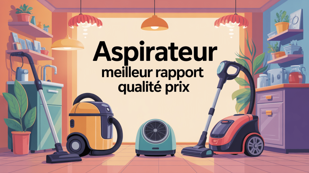 aspirateur meilleur qualité prix divers modèles illustration