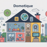 c'est quoi la domotique image univers maison connectée