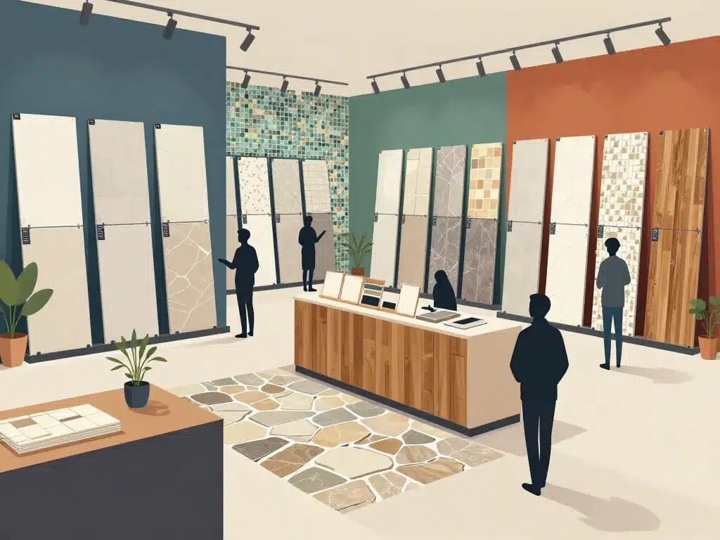 Showroom carrelage plan de campagne diversité