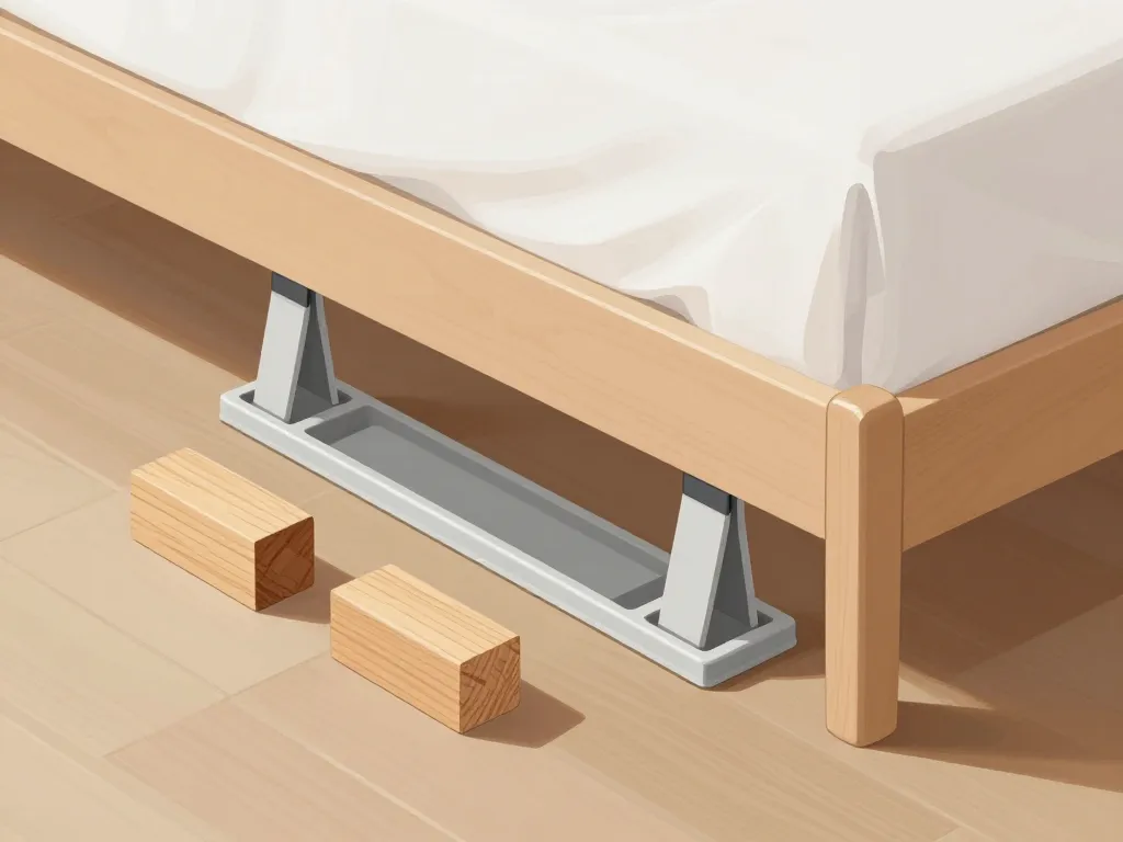 options pratiques pour de combien surélever les pieds du lit en sécurité