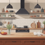 egger plan de travail dans cuisine moderne avec décors variés