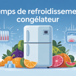 Schéma explicatif en combien de temps un congelateur atteint sa température idéale
