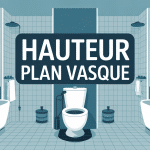 illustration hauteur plan vasque salle de bain