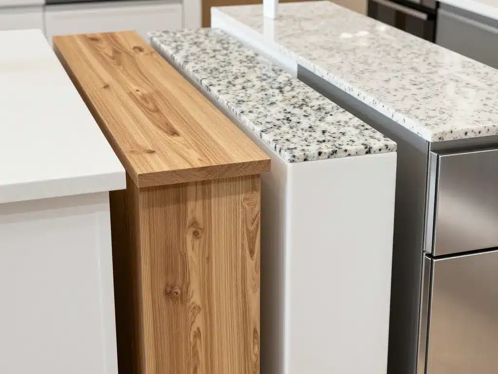 Meilleur plan de travail cuisine visuel matériaux comparés