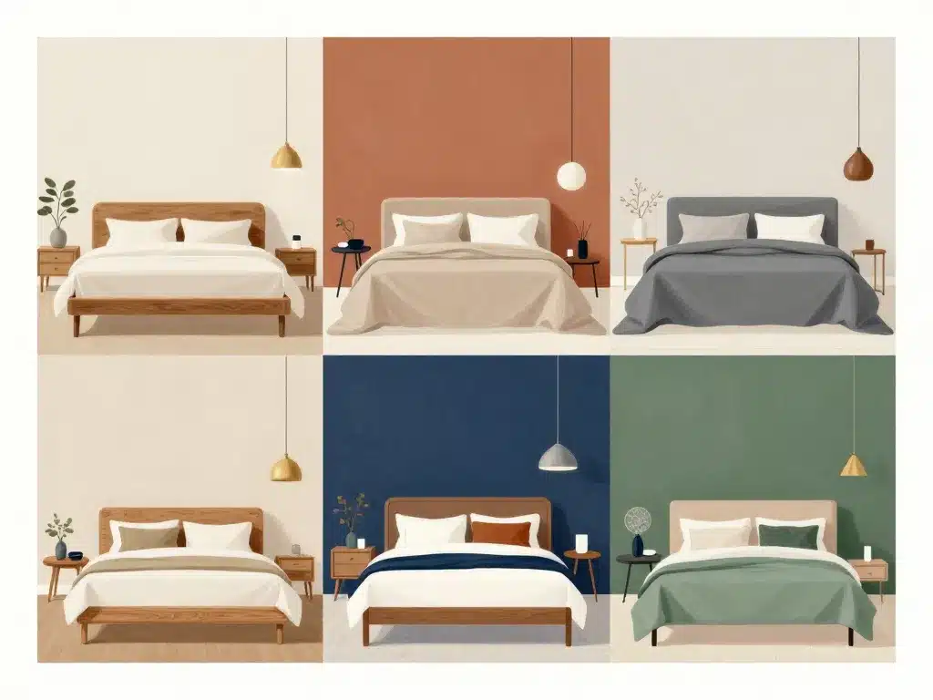 peinture chambre adulte tendance différents styles et ambiances